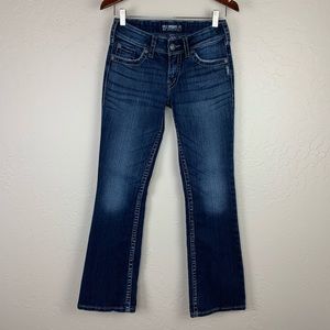 Silver Suki Surplus Bootcut Jeans Dark Wash 26